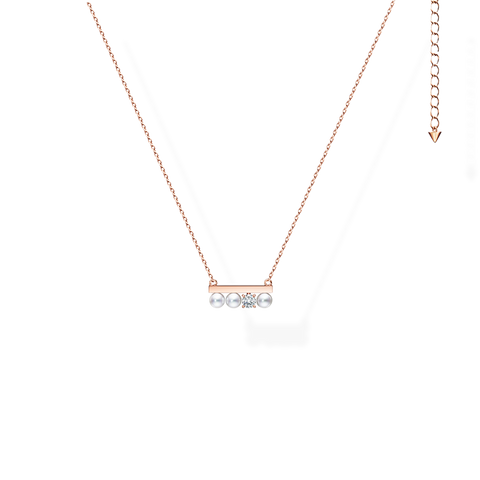 Balance Petit Solo Diamond Necklace