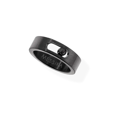 Move Titanium Black Diamond Ring