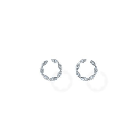 Aerial Marquise Wrap Earrings 0.4 ct TDW