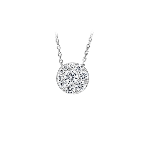 Tessa Diamond Circle Pendant 0.51 ct TDW