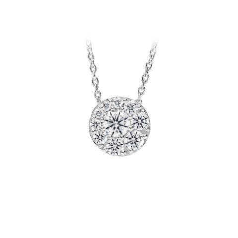 Tessa Diamond Circle Pendant 0.76 ct TDW