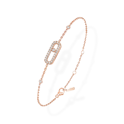 Move Uno Diamond Paved Bracelet