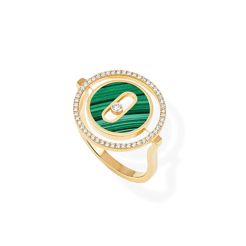 Lucky Move Ring SM Malachite