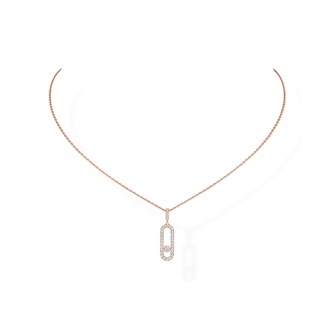 Move Uno Paved Necklace