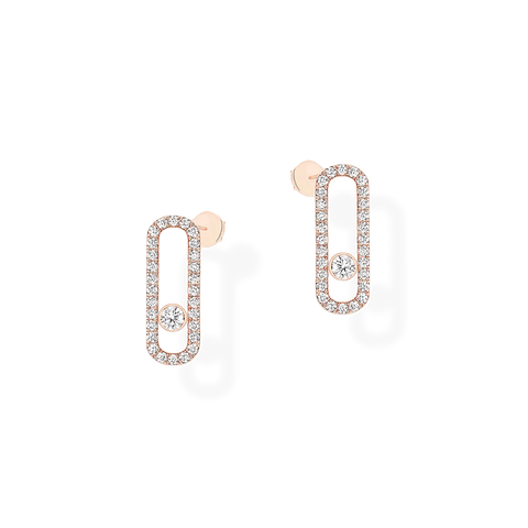 Move Uno Diamond Pave Earrings