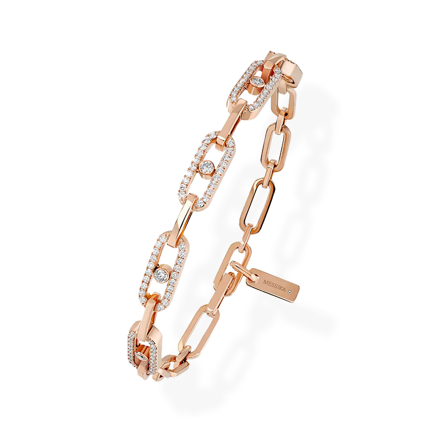 Move Link Multi Diamond Bracelet