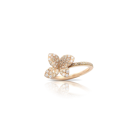 Petit Garden Ring Pink Gold Small Flower