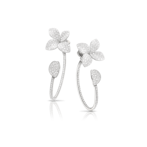 Petit Garden Earrings White Gold
