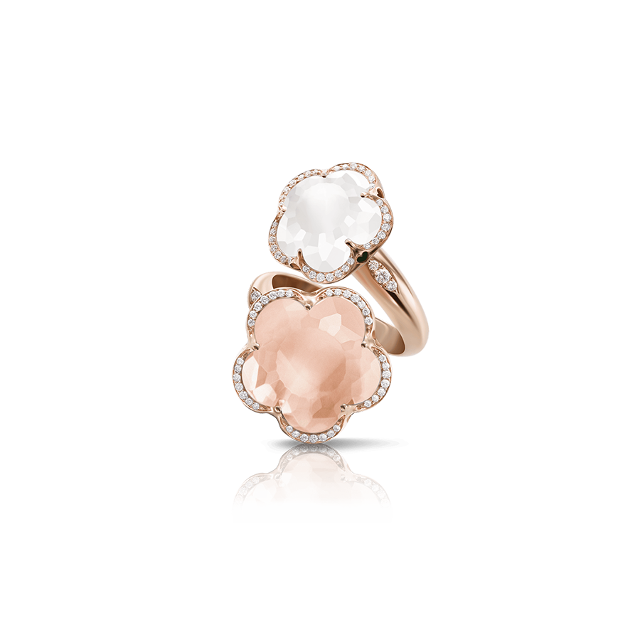 PASQUALE BRUNI Bon Ton Contrarie Ring Pink Gold