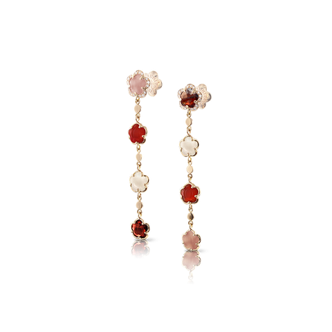 Figlia Dei Fiori Earrings Pink Gold