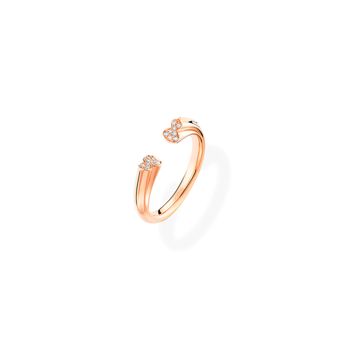 Wulu Ring in Pink Gold with Hyceram