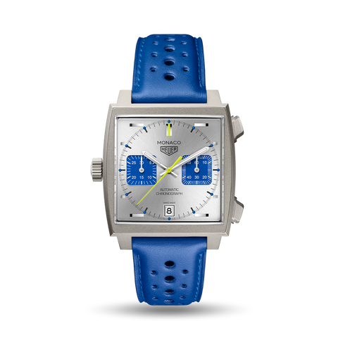 Monaco Chronograph French Racing Blue 39mm