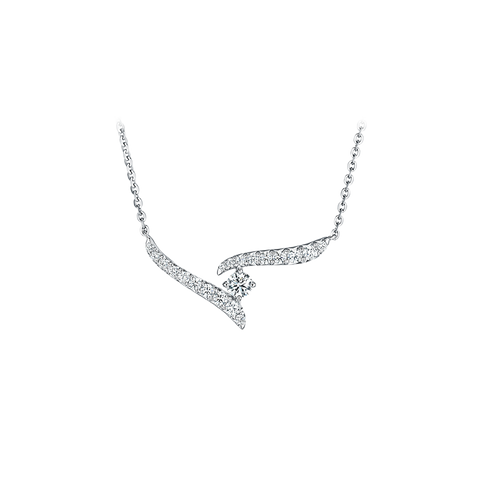 Vela Crossover Pendant 0.32 ct TDW