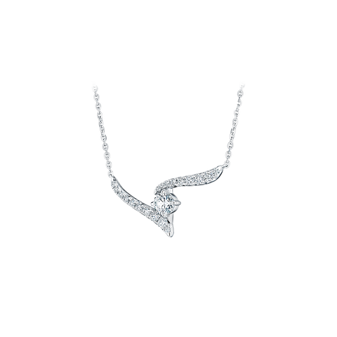 Vela Crossover Pendant 0.47 ct TDW
