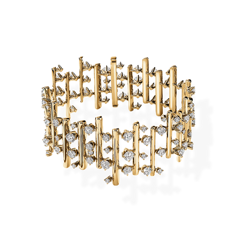 Barre Multi-Row Large Bracelet 9.35 ct TDW