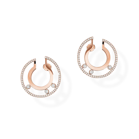 Move Romane Small Hoop Diamond Earrings
