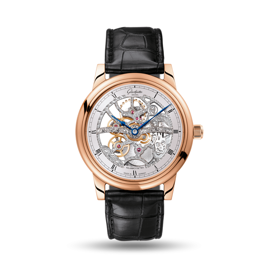 GLASHUTTE ORIGINAL Senator Manual Winding Skeletonized Edition