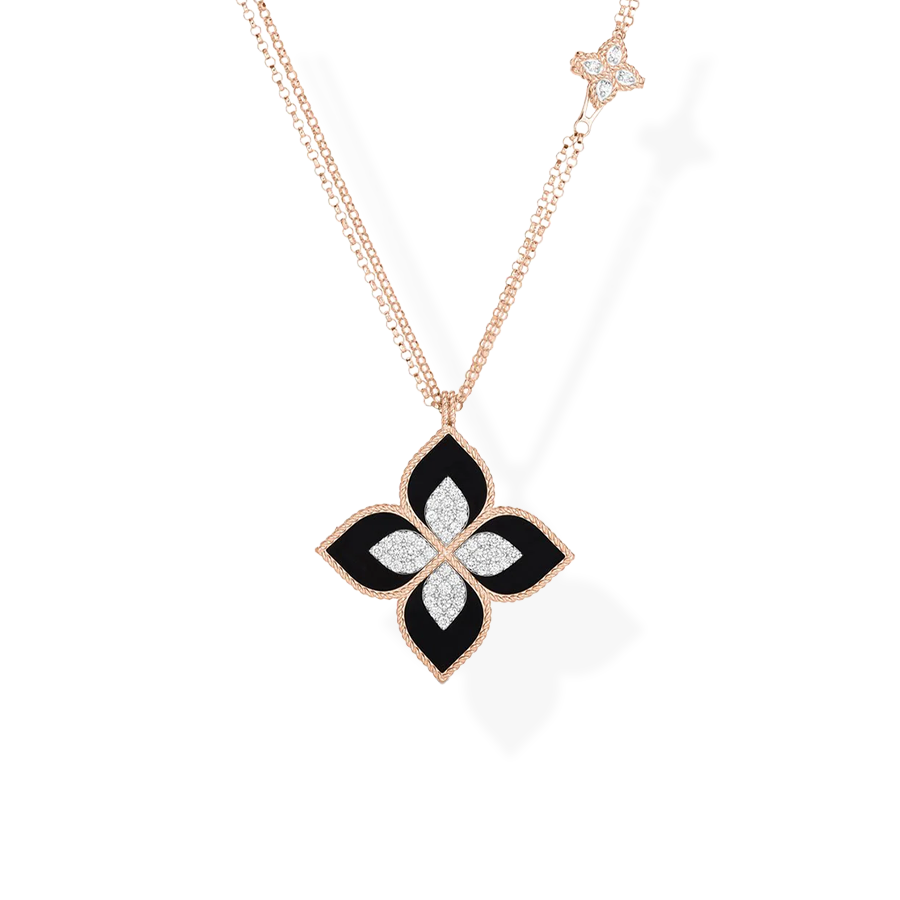 Princess Flower Lapis Necklace