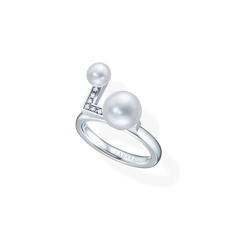 Balance Note Paved Ring