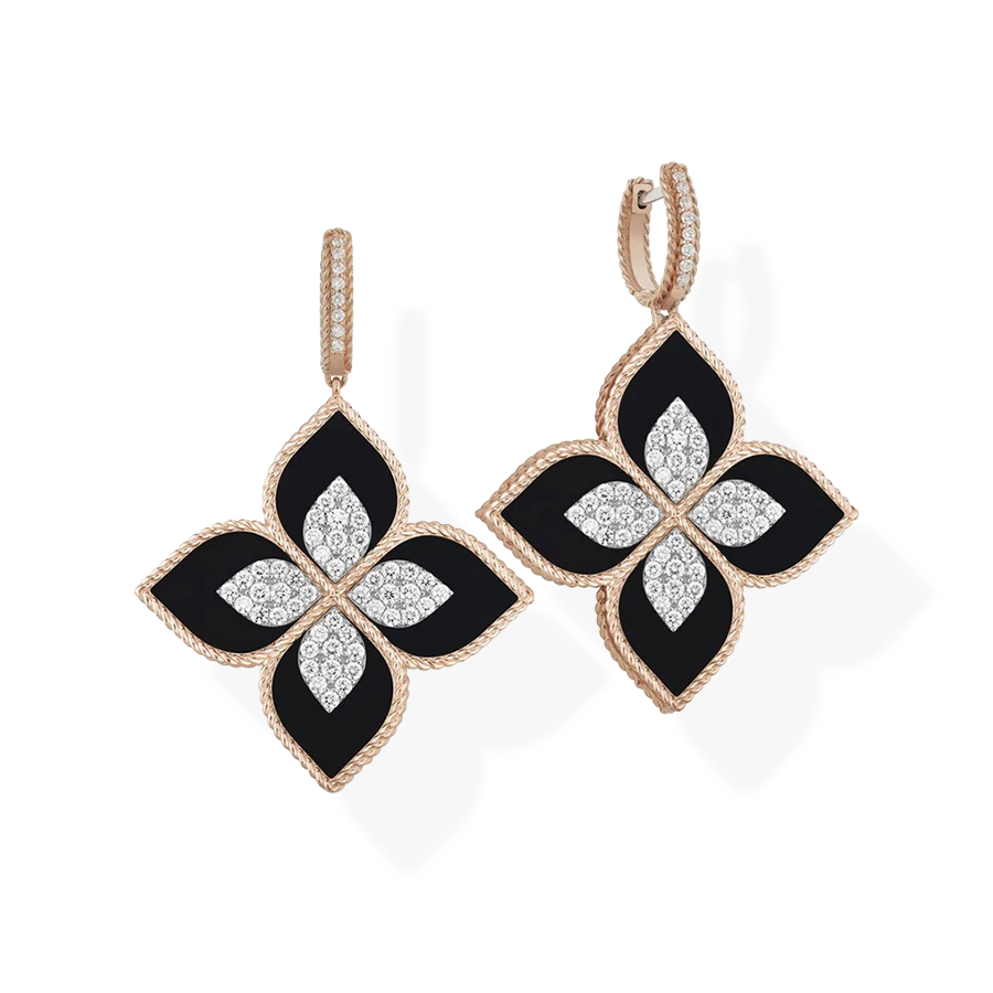 Princess Flower Lapis Earring
