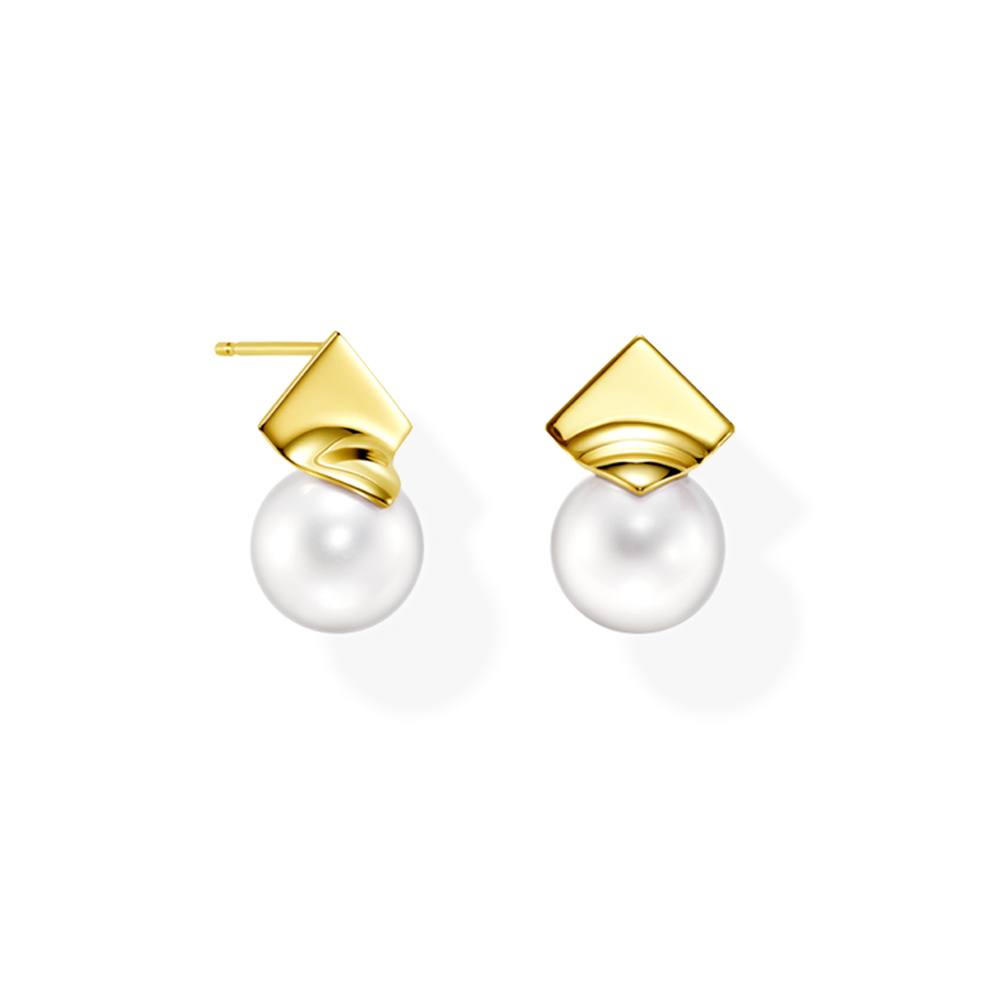 Square Leaf Earrings