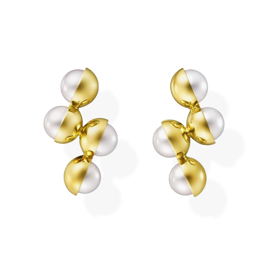 Arlequin Slashed Earrings