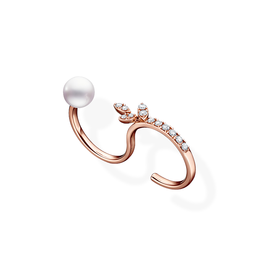 Kugel Double Finger Ring
