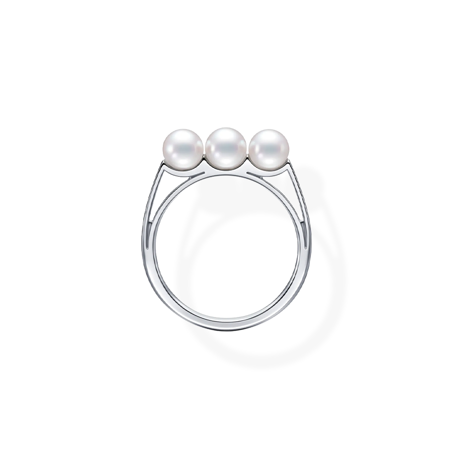 Balance Light Akoya Pearl Ring