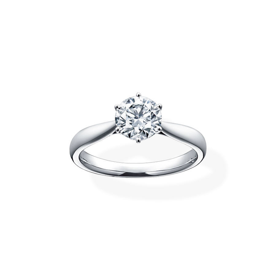 TASAKI PIACERE SOLITAIRE RING PLATINUM SIZE 11 8214026 0.5CT F VS1 3E