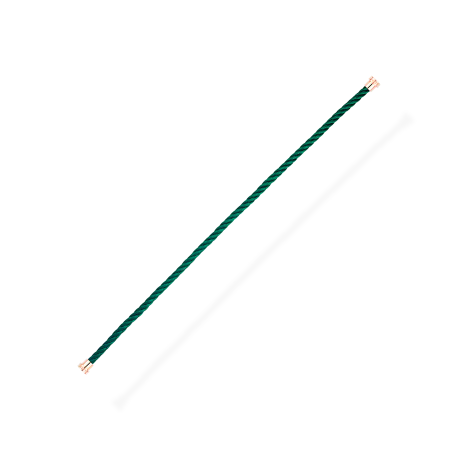 Cable for Medium Buckle in Pink Gold Emerald
