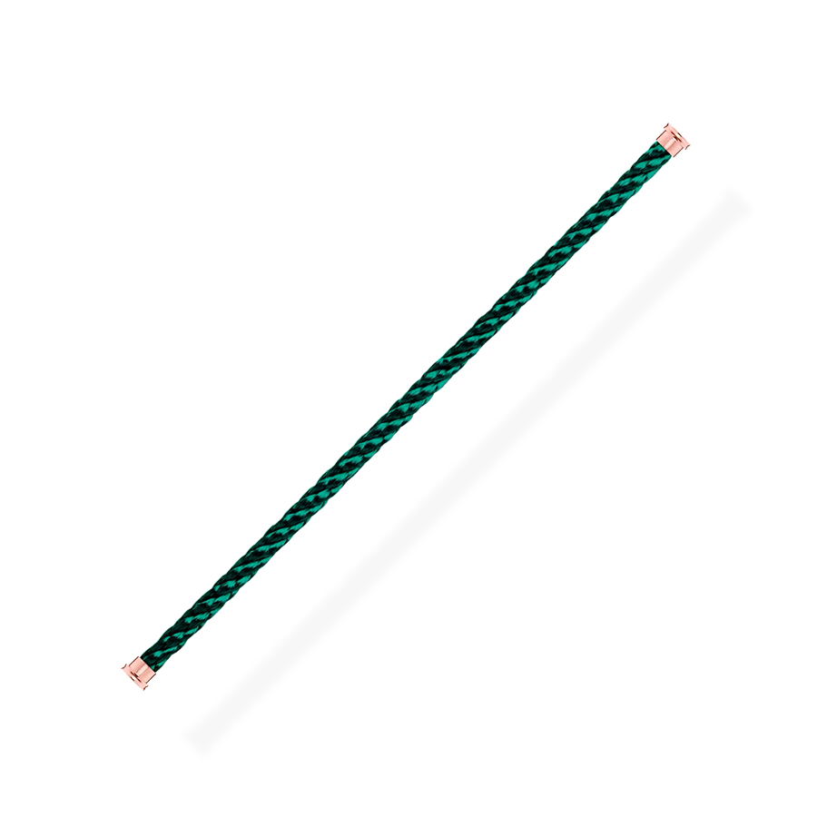 Cable for Large Model Buckle in Pink Gold Emerald