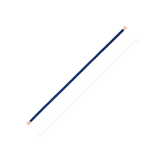 Cable for Medium Buckle in Pink Gold Navy Blue