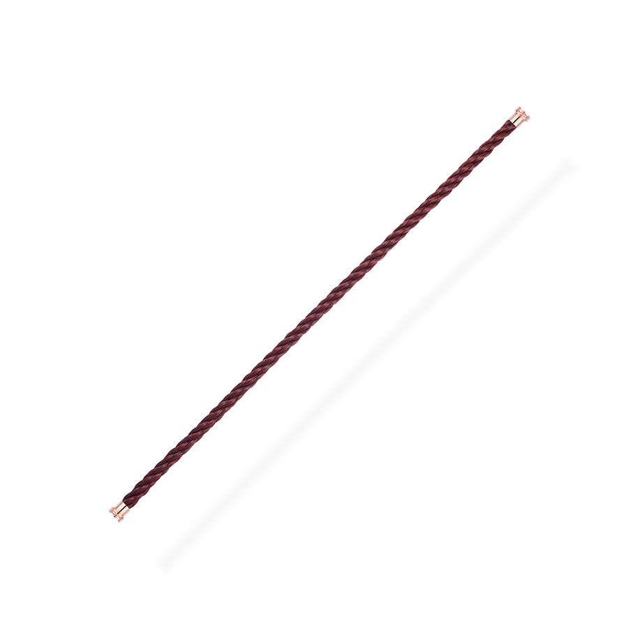 Cable for Medium Buckle in Pink Gold Garnet