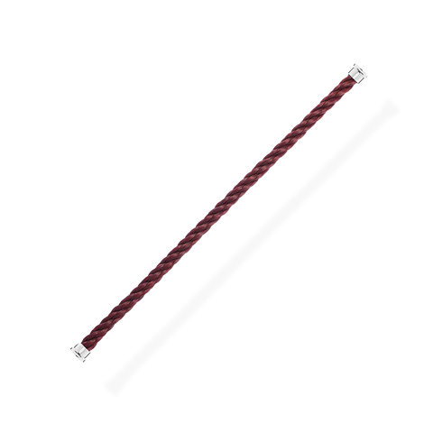Cable for Large Model Buckle in White Gold Garnet