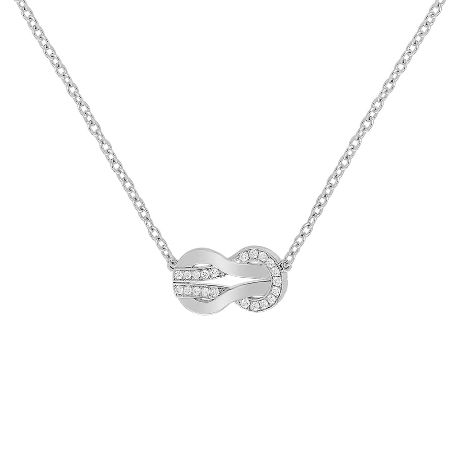 Chance Infinie Necklace White Gold Diamonds