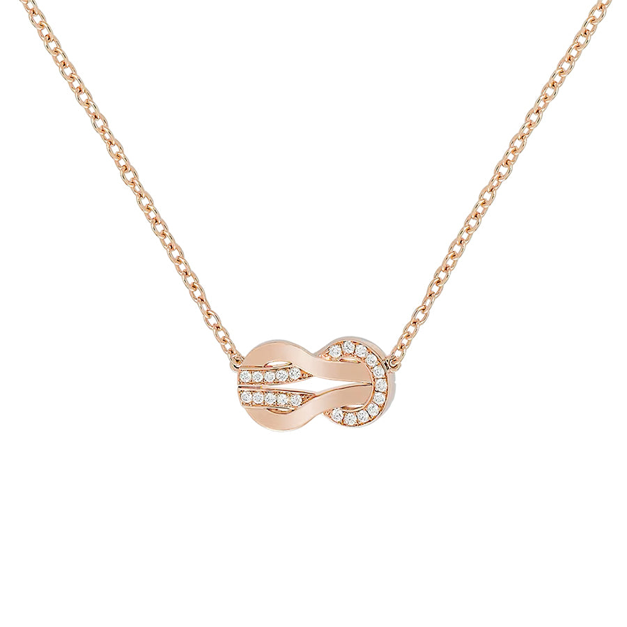 Chance Infinie Necklace Pink Gold Diamonds