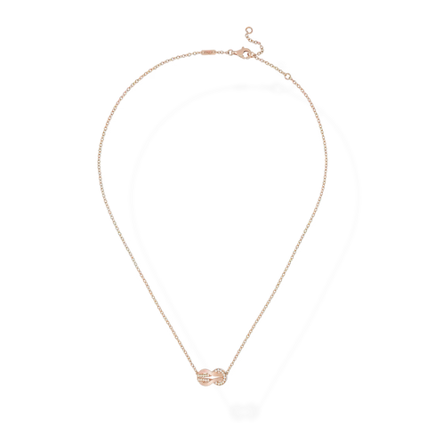 Chance Infinie Necklace Pink Gold Diamonds