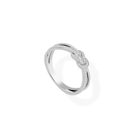 Chance Infinie Ring Small White Gold Diamonds