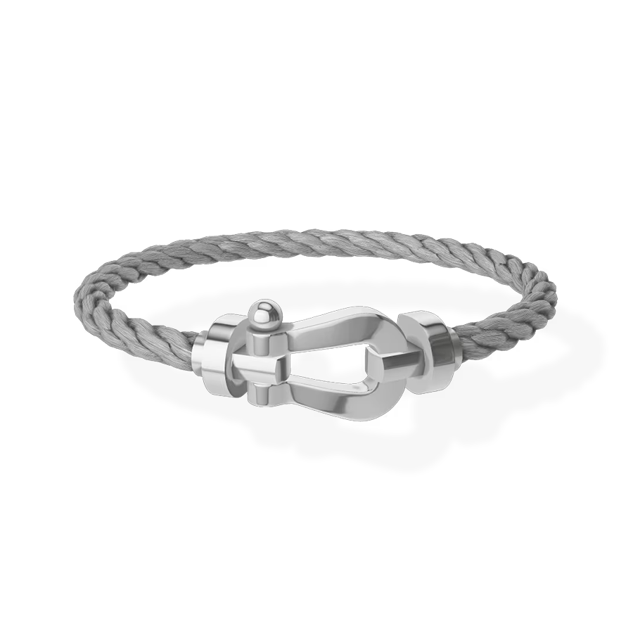 Force 10 Buckle Large White Gold