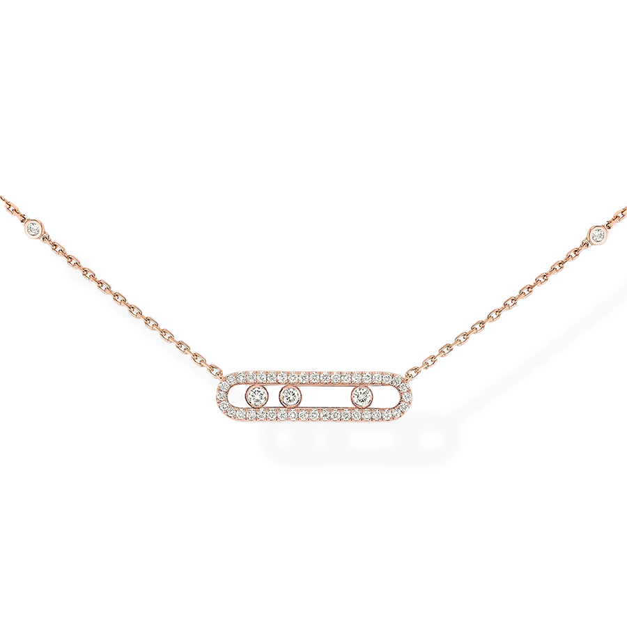 Baby Move Diamond Pave Necklace