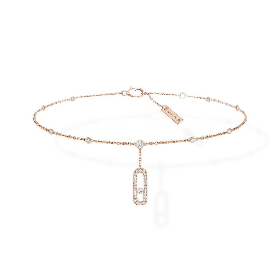 Move Uno Ankle Bracelet Paved