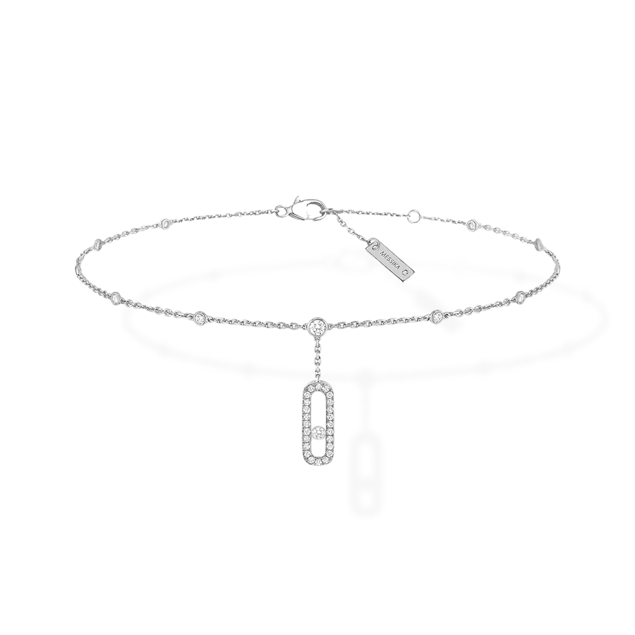Move Uno Ankle Bracelet Paved