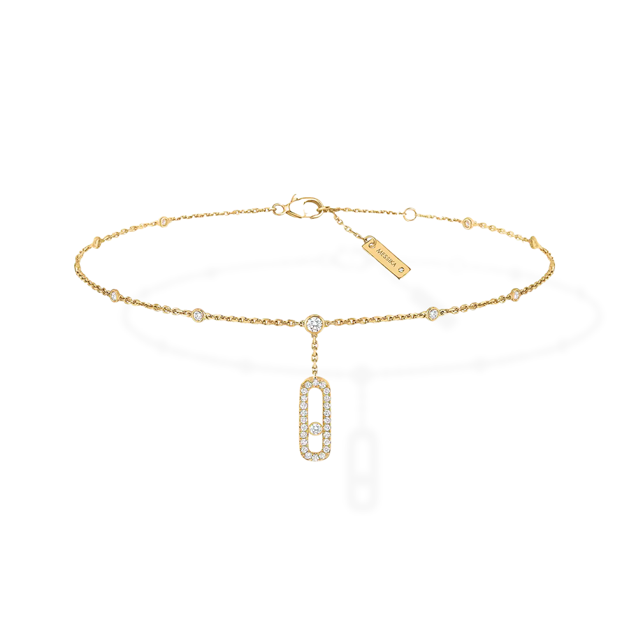 Move Uno Ankle Bracelet Paved