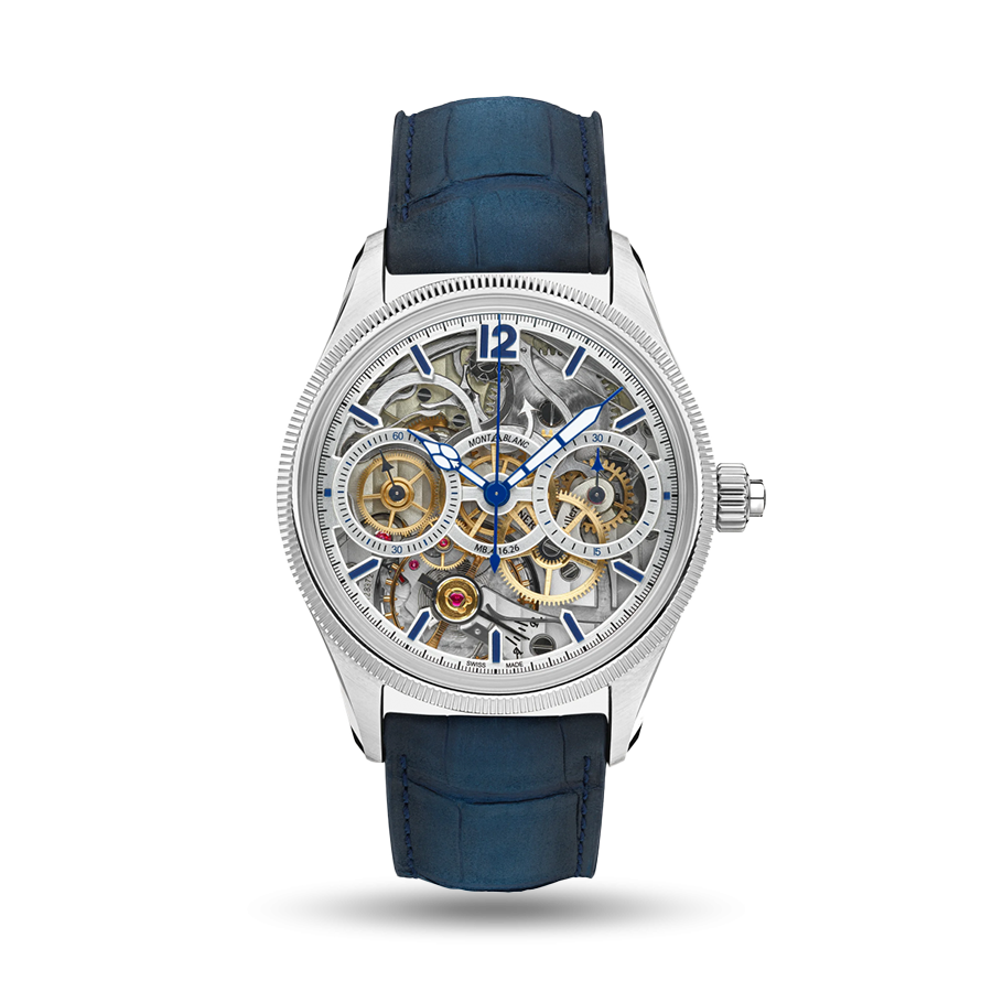 MONT BLANC 1858 "The Unveiled Secret" Minerva Monopusher Chronograph