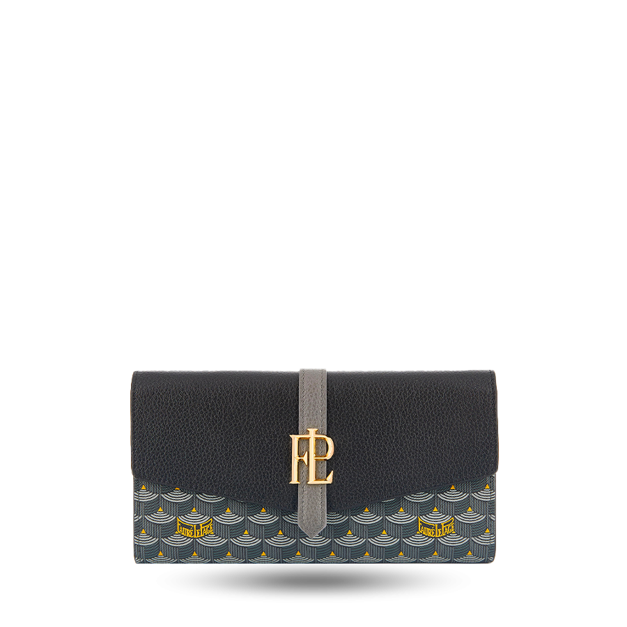 12CC Knight Wallet on Chain - Powder Black