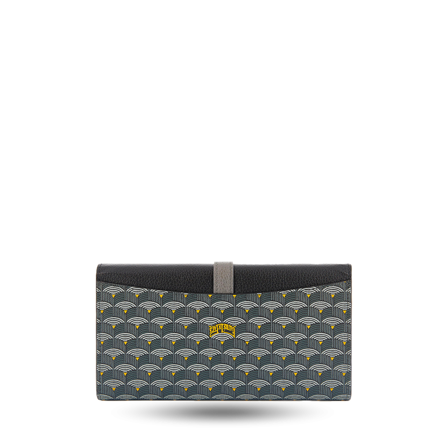 12CC Knight Wallet on Chain - Powder Black