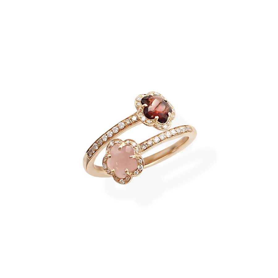 Figlia Dei Fiori Ring Two Flower