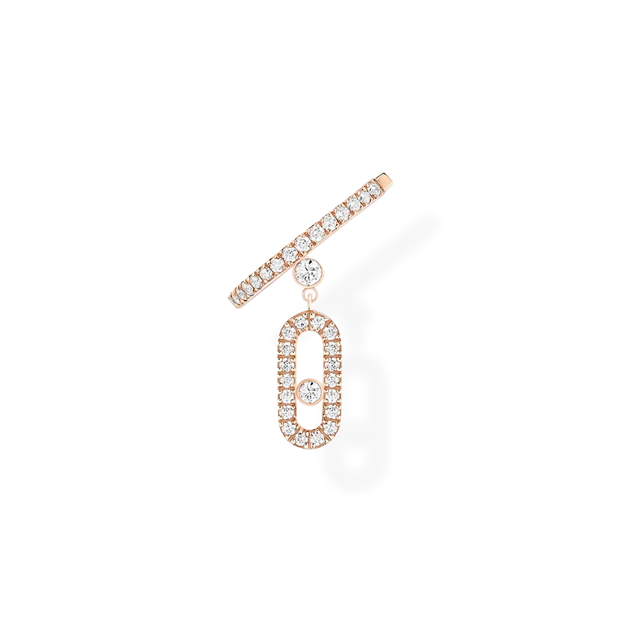 Move Uno Single Clip Pave Drop Earring