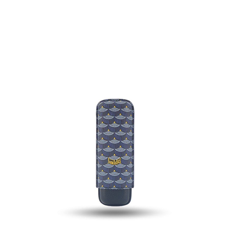 2 Cigar Case - Paris Blue