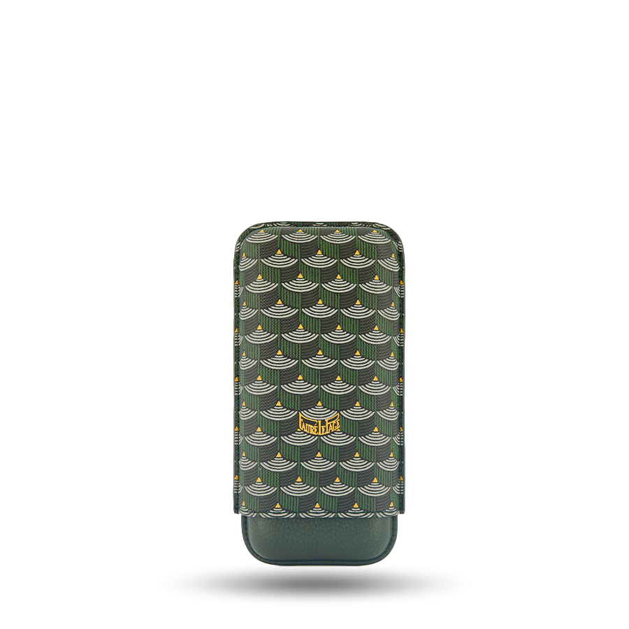 3 Cigar Case - Empire Green